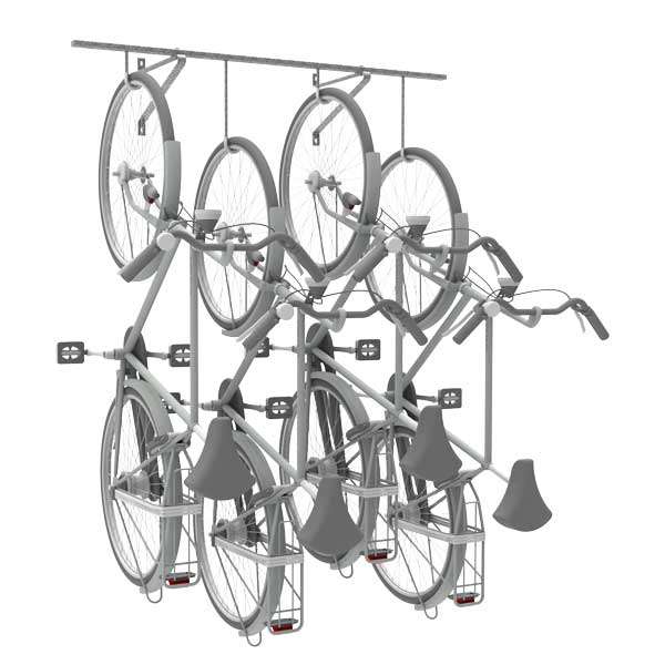 Cykelparkering til ethvert behov | Pladsbesparende cykelparkering | FalcoHook – det hængende cykelstativ | image #1 |  