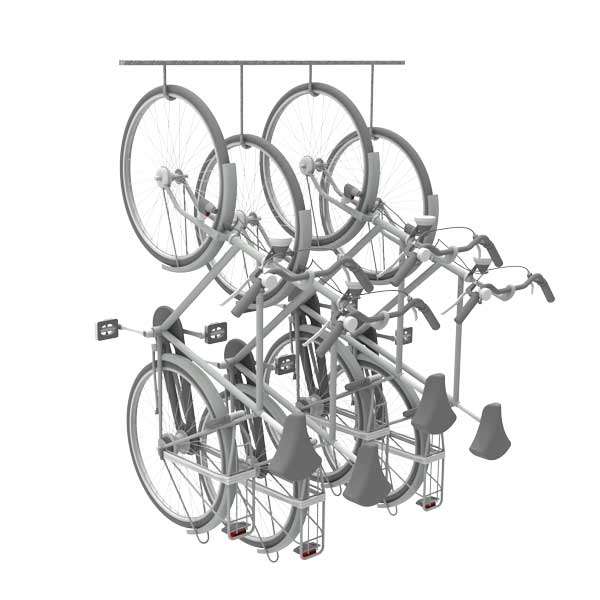 Cykelparkering til ethvert behov | Pladsbesparende cykelparkering | FalcoHook – det hængende cykelstativ | image #5 |  
