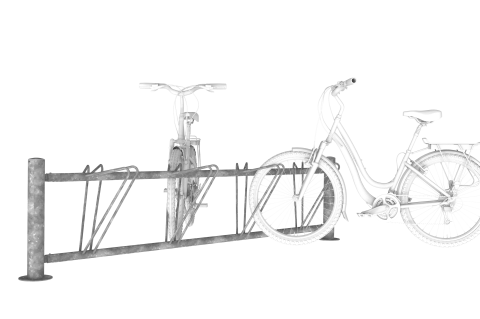 Falco-DK dobbeltsidet cykelstativ, skråparkering