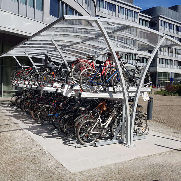 Stigende interesse for 2 etagers cykelparkering