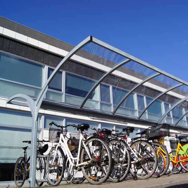 Gode cykelparkeringsmuligheder ved UCL, Odense