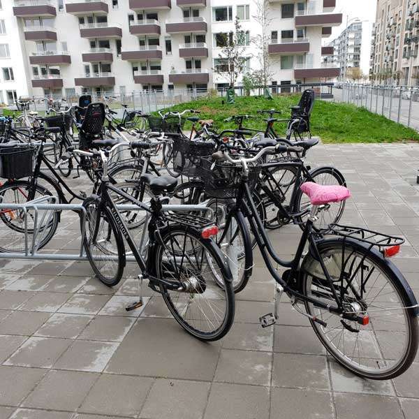 Cykelparkering på Islands Brygge – 202 pladser i FalcoDK