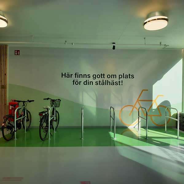 Moderne cykelparkering i Gøteborg – nudge cyklister med innovative løsninger