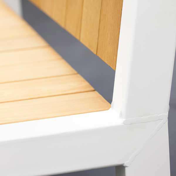 Gademøbler | Bænke | FalcoBloc bænk med vertikale planker | image #4 |  