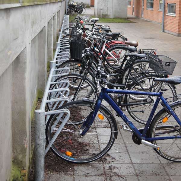 Cykelparkering til ethvert behov | Cykelstativer til skråparkering | Falco-DK enkeltsidet cykelstativ | image #3 |  