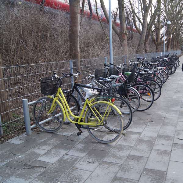 Cykelparkering til ethvert behov | Cykelstativer til skråparkering | Falco-DK enkeltsidet cykelstativ | image #9 |  