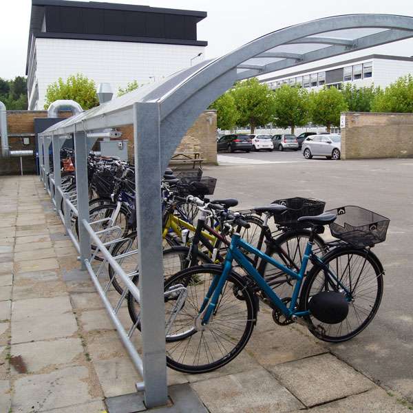 Cykelparkering til ethvert behov | Cykelstativer til skråparkering | Falco-DK enkeltsidet cykelstativ | image #5 |  