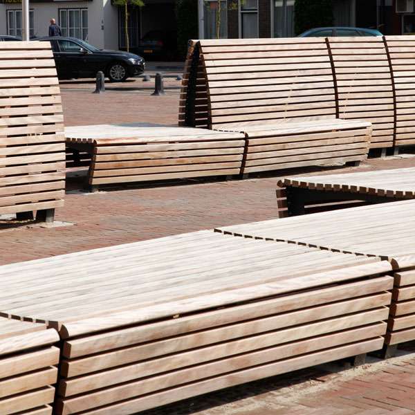 Gademøbler | Bænke | Tapis du Bois siddeelement | image #7 |  gademobler-og-parkmobler/modulopbyggede-baenke/tapis-du-bois-siddeelement/