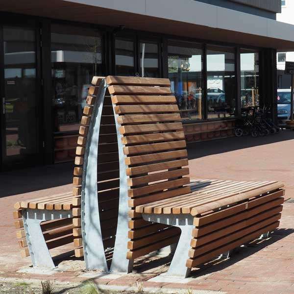 Gademøbler | Modulopbyggede bænke | Tapis du Bois rygelement | image #5 |  modulopbyggede-baenke/tapis-du-bois-rygelement/