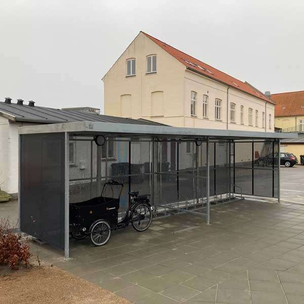 FalcoZan enkeltsidet cykelskur