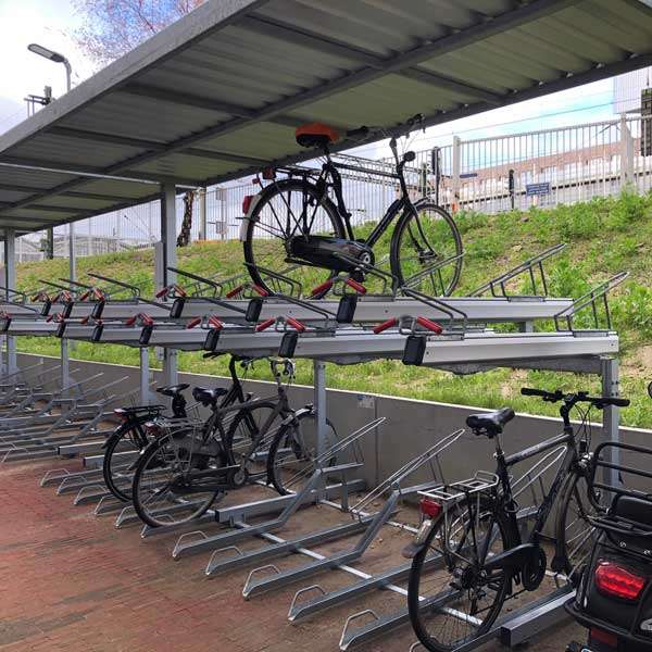 Cykelparkering til ethvert behov | Pladsbesparende cykelparkering | FalcoLevel Premium+, cykelparkering i 2 etager Cykelparkering til ethvert behov | Pladsbesparende cykelparkering | FalcoLevel Premium+, cykelparkering i 2 etager | image #5 |