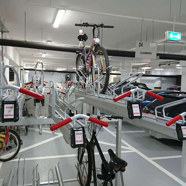 Cykelparkering til ethvert behov | Pladsbesparende cykelparkering | FalcoLevel Premium+, cykelparkering i 2 etager | image #12 |  