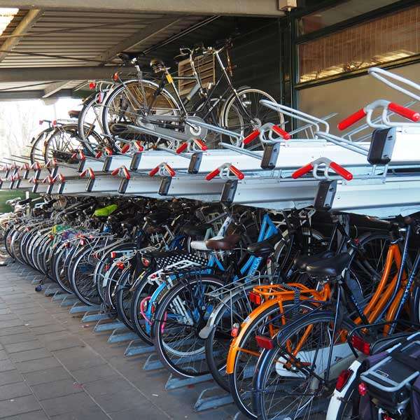 Cykelparkering til ethvert behov | Pladsbesparende cykelparkering | FalcoLevel Premium+, cykelparkering i 2 etager Cykelparkering til ethvert behov | Pladsbesparende cykelparkering | FalcoLevel Premium+, cykelparkering i 2 etager | image #11 |