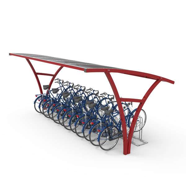 Overdækninger og skure | Cykeloverdækninger | FalcoRail Low enkeltsidet cykeloverdækning| Overdækninger og skure | Cykeloverdækninger | FalcoRail Low enkeltsidet cykeloverdækning | image #3 |