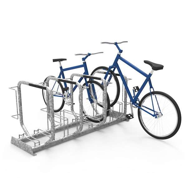 Cykelparkering til ethvert behov | Find professionelt cykelstativ hos Falco | FalcoFida dobbeltsidet cykelparkering | image #1 |  