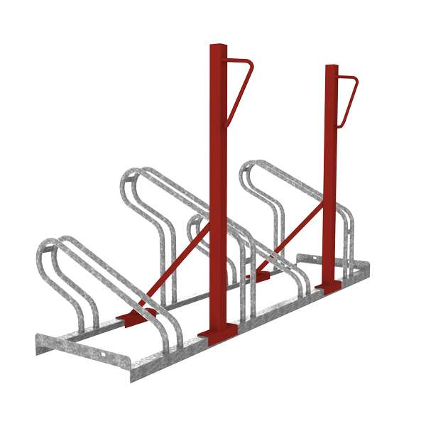 Cykelparkering til ethvert behov | Cykelstativer | Falco A-11 med fastlåsningspæl | image #2 |  