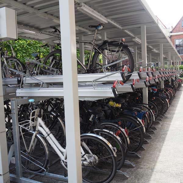 Overdækninger og skure | Etagecykeloverdækninger | FalcoSpan cykeloverdækning til etagecykelparkering| Overdækninger og skure | Etagecykeloverdækninger | FalcoSpan cykeloverdækning til etagecykelparkering | image #2 |