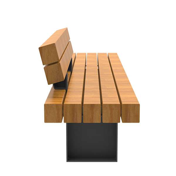 Gademøbler | Bænke | FalcoGlory enkeltsidet sofa med ryglæn | image #3 |  