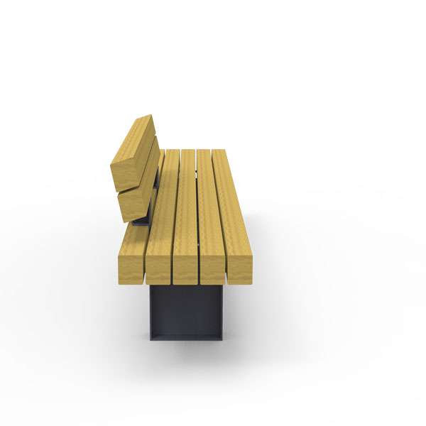 Gademøbler | Bænke | FalcoGlory enkeltsidet sofa med ryglæn | image #4 |  