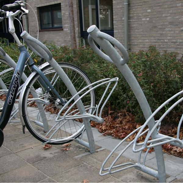 Cykelparkering til ethvert behov | Cykelstativer til skråparkering | Triangle-10 cykelstativ | image #3 |  