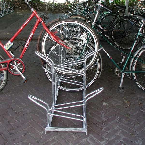 Cykelparkering til ethvert behov | Find professionelt cykelstativ hos Falco | FalcoSound dobbeltsidet cykelstativ | image #4 |  