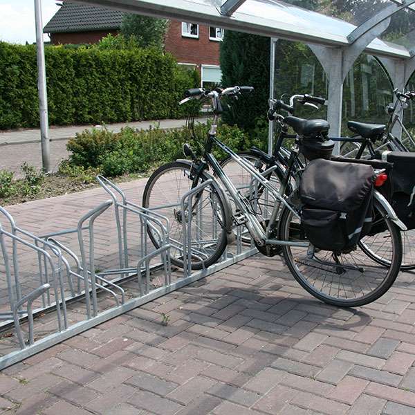 Cykelparkering til ethvert behov | Find professionelt cykelstativ hos Falco | FalcoSound dobbeltsidet cykelstativ | image #5 |  
