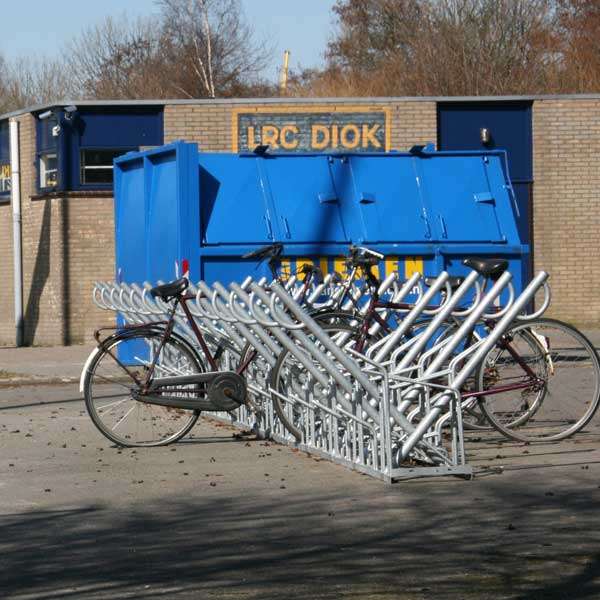 Cykelparkering til ethvert behov | Find professionelt cykelstativ hos Falco | FalcoSound dobbeltsidet cykelstativ | image #6 |  
