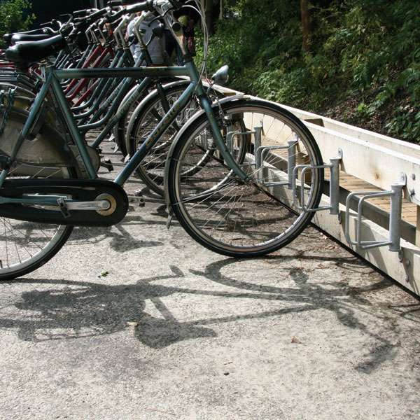 Cykelparkering til ethvert behov | Cykelstativer til skråparkering | Cykelklemme F-1 til vægmontage | image #3 |  