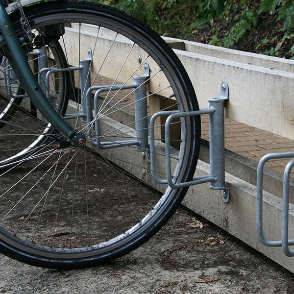 Cykelparkering til ethvert behov | Cykelstativer til skråparkering | Cykelklemme F-1 til vægmontage | image #4 |  