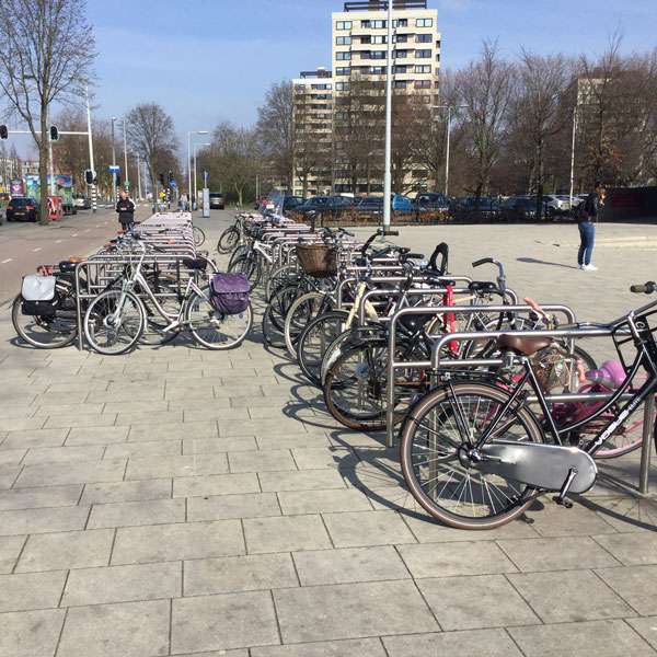 Cykelparkering til ethvert behov | Cykelstativer til skråparkering | Cykellæn i rustfrit stål | image #7 |  