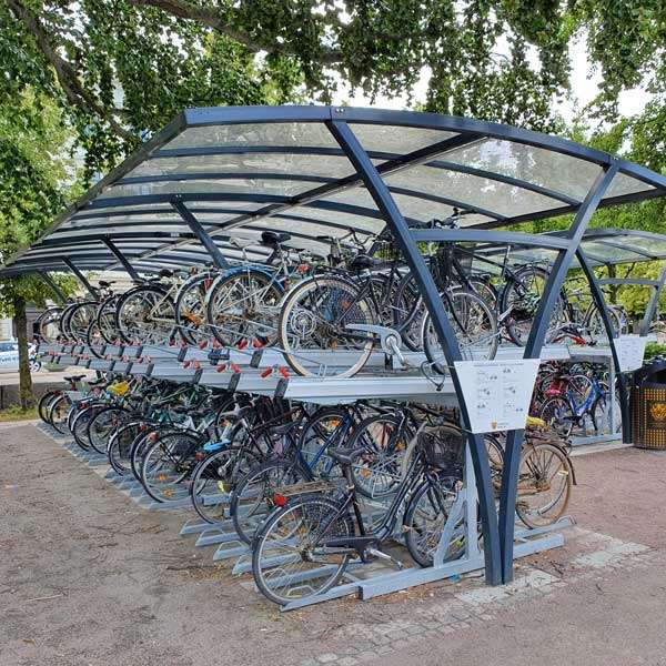 Cykelparkering til ethvert behov | Pladsbesparende cykelparkering | FalcoLevel Premium+, cykelparkering i 2 etager | image #4 |  