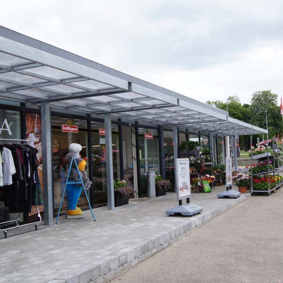 Falco Overdækninger Indkøbstorv, Fyn