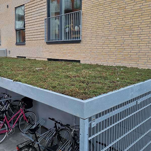 Cykelparkering til etagebyggeri i Ishøj