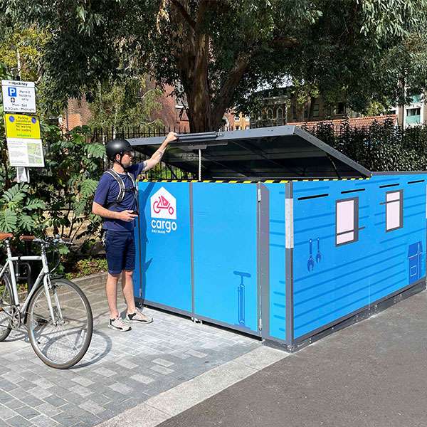 Overdækninger og skure | Overdækninger til opbevaring | FalcoCargoBox cykelboks | image #5 |  