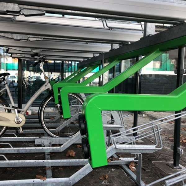 Cykelparkering til ethvert behov | Ladestationer til elcykler | FalcoLevel Premium+ etagecykelparkering med ladestationer til elcykler| Cykelparkering til ethvert behov | Ladestationer til elcykler | FalcoLevel Premium+ etagecykelparkering med ladestationer til elcykler | image #5 |