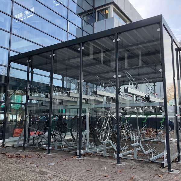 Overdækninger og skure | Etagecykeloverdækninger | FalcoLok-600 cykeloverdækning til etagecykelparkering Overdækninger og skure | Etagecykeloverdækninger | FalcoLok-600 cykeloverdækning til etagecykelparkering | image #4 |