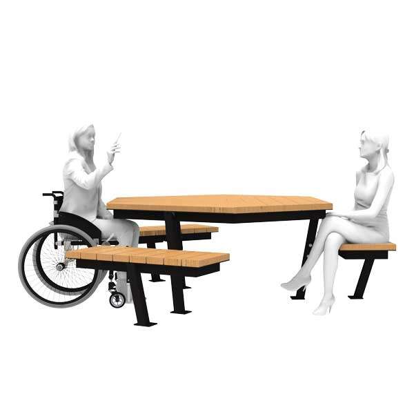 Gademøbler | Bordbænkesæt og borde | FalcoSix bord-/bænkesæt | image #1 |  