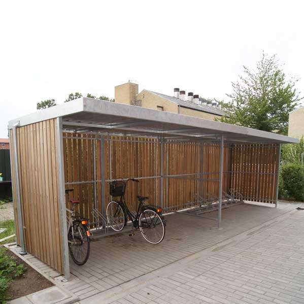 Projekt: cykelparkering ved Solhusene, Albertslund