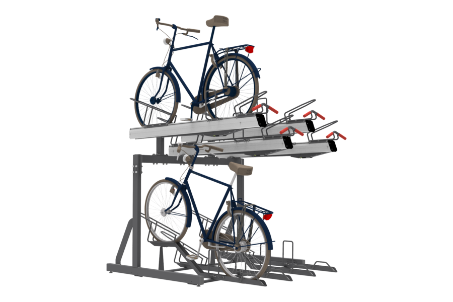 FalcoLevel Premium+, cykelparkering i 2 etager
