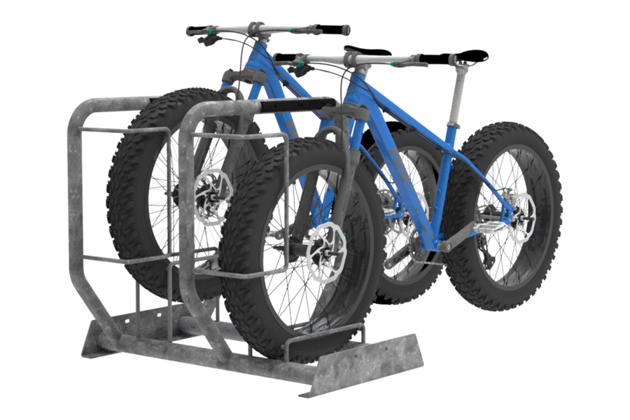 FalcoFida cykelstativ fås nu i en specialversion til fatbikes