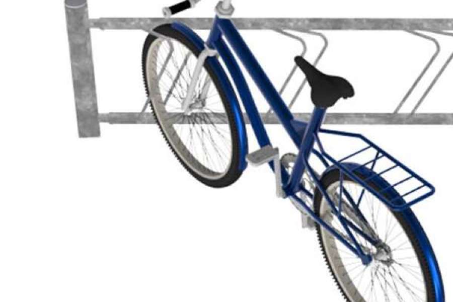 Falco-DK - enkeltsidet cykelstativ, skråparkering