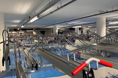 Innovativ cykelparkering hos Booking.com