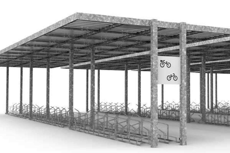 overkapping fietsparkeren