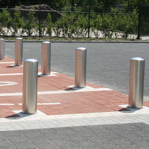 verkeersvoorziening afzetpaal rvs bolder