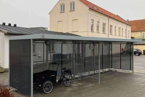 FalcoZan overdækning beklædt med perfoplader