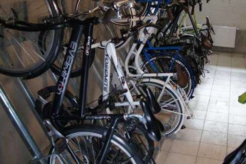 Kompakt cykelparkering til boligforening