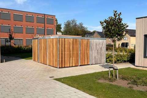 Skole udvider cykeloverdækning med en fleksibel Falco-løsning