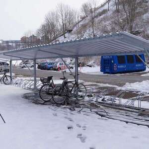 Overdækket cykelparkering til Kildevældet