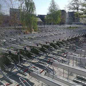 Etagecykelparkering på internationalt niveau
