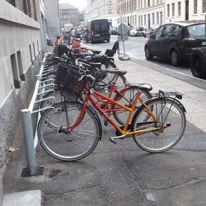 DK cykelstativet fik plads på Frederiksberg